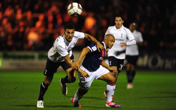 Capital One Cup, Carlisle United v Tottenham Hotspur, Danny Cadamarteri, Steven Caulker