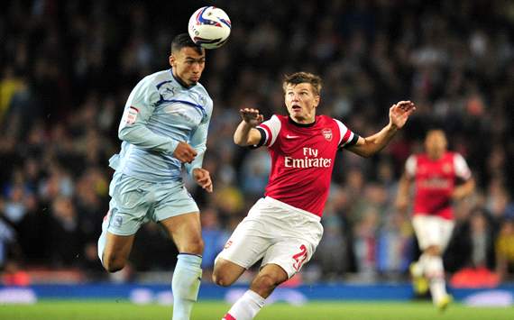 League Cup: Jordan Clarke - Andrey Arshavin, Arsenal vs Coventry City