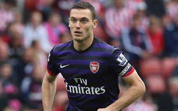 Arsenal defender Vermaelen: First half against Olympiakos was a struggle