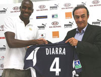 Alou Diarra of Bordeaux (www.girondins.com)