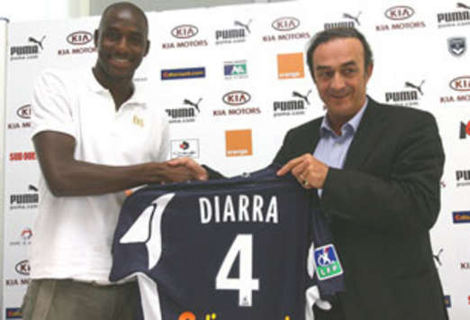 Alou Diarra of Bordeaux (www.girondins.com)