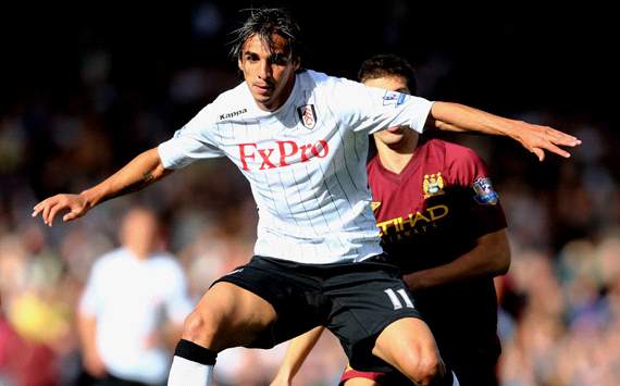 EPL, Fulham v Manchester City, Bryan Ruiz, Matija Nastasic