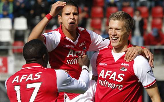Adam Maher, VIktor Elm, Jozy Altidore (AZ - RKC Waalwijk)