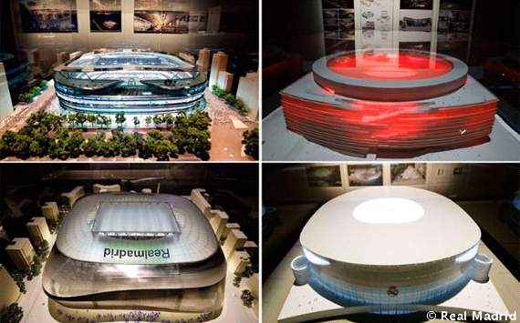 Maqueta posible nuevo Estadio Santiago Bernabéu