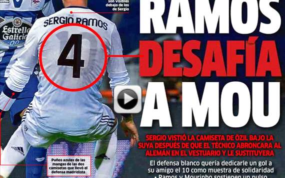 Sergio Ramos, portada de Marca
