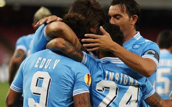 Napoli celebrating