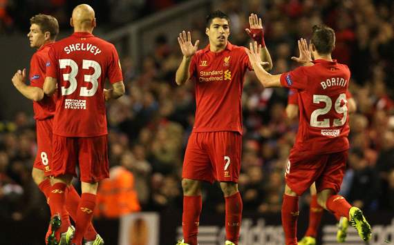 UEFA Europa League, Liverpool FC v Udinese, Luis Suarez