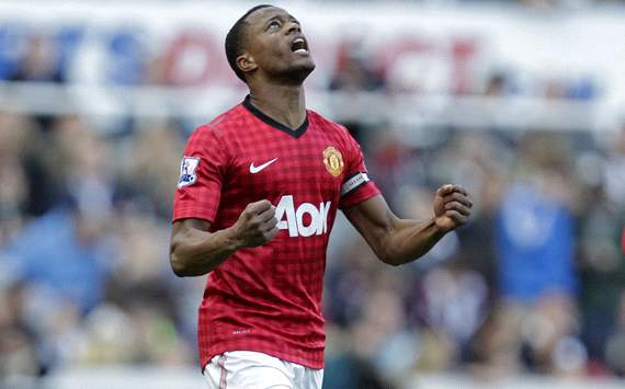 EPL; Patrice Evra; Newcastle United Vs Manchester United