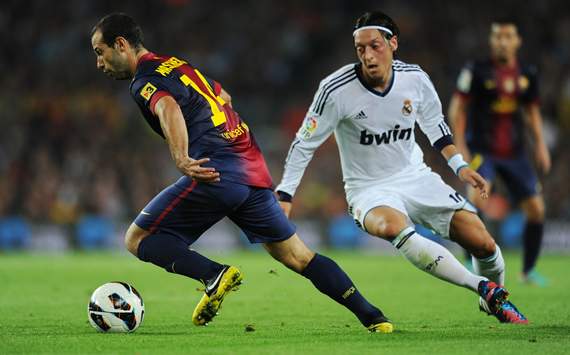 Javier Mascherano, Mesut Ozil, Barcelona, Real Madrid