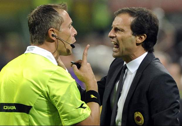 Massimiliano Allegri blasts referee after derby loss to Inter