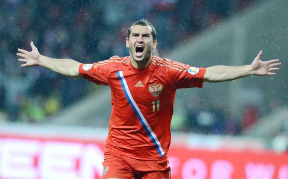 FIFA 2014 World Cup qualifying  - Aleksandr Kerzhakov , Russia and Portugal