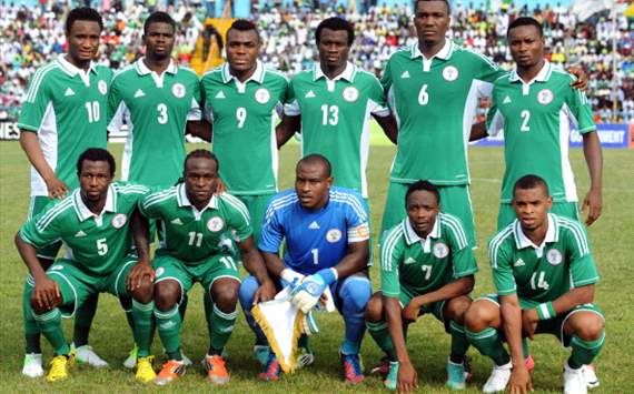 Super Eagles - Nigeria line up