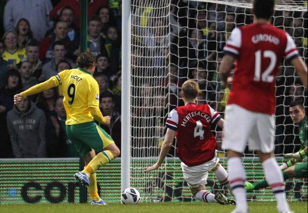 Norwich had a game plan to beat Arsenal, says Holt