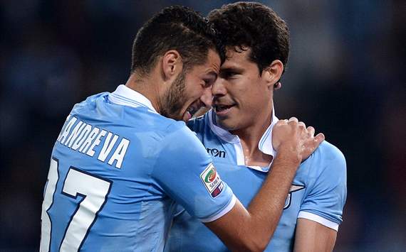 Candreva, Hernanes - Lazio-Milan - Serie A