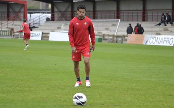 masoud shojaie in Osasuna training camp