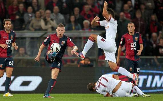 Kucka e Lamela in Genoa-Roma (Serie A)
