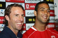 Gareth Southgate and  Ahmed Mido - Middlesbrough