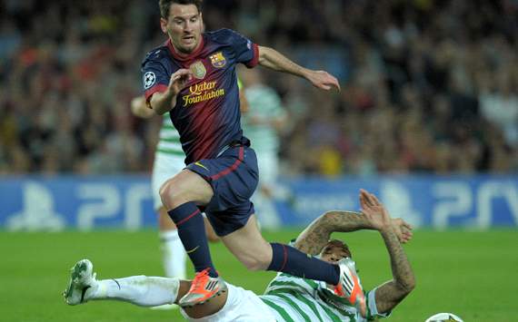 UEFA Champions League :Lionel Messi - Kelvin Wilson,   FC Barcelona vs Celtic CF