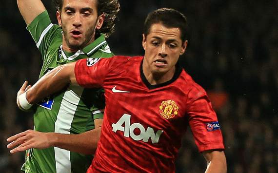 Javier Hernandez, Manchester United vs. Sporting Braga (Getty)