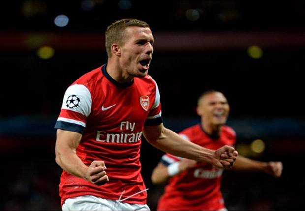 Podolski and Walcott out for injury-ravaged Arsenal