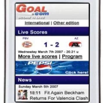 Goal.com mobile 2