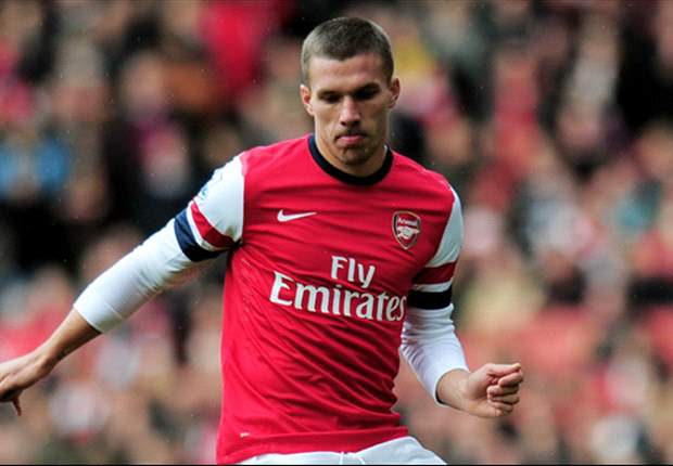 'S*** happens' - Podolski calls on Arsenal fans' support after Manchester City defeat