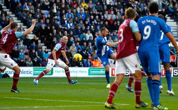EPL, Wigan Athletic v West Ham United, Ivan Ramis
