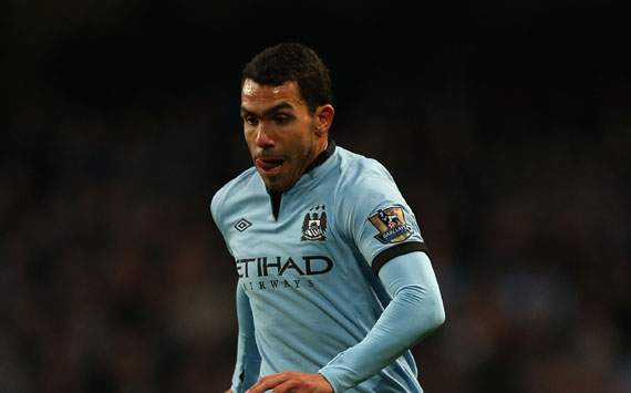EPL - Manchester City v Swansea City, Carlos Tevez