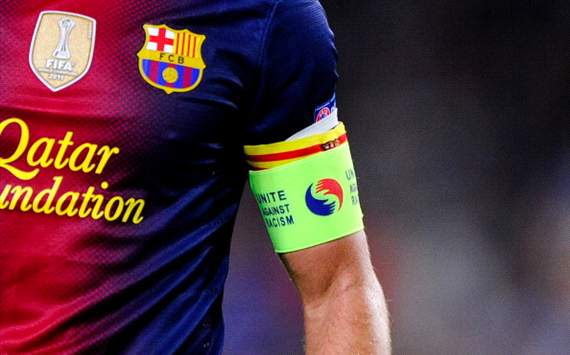against racism, Barcelona's Captain
