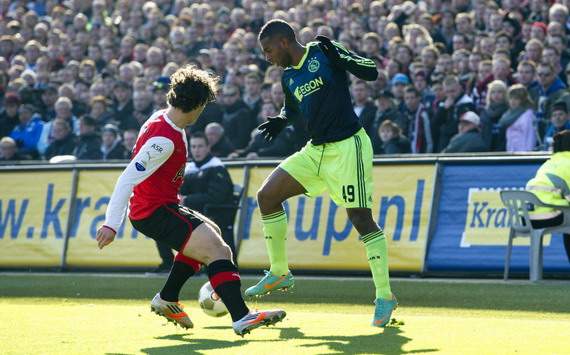 Feyenoord - Ajax, Daryl Janmaat vs. Ryan Babel