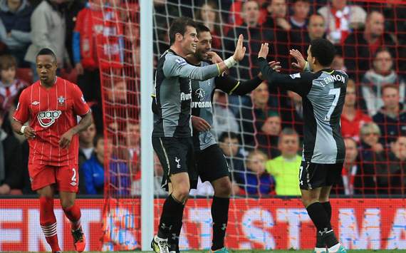 EPL: Gareth Balev - Aaron Lennon - Clint Dempsey,  Southampton v Tottenham