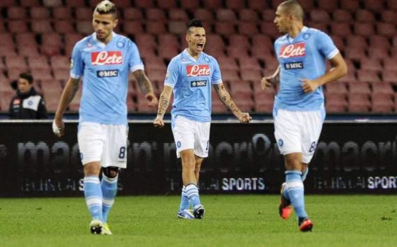 Napoli celebrating