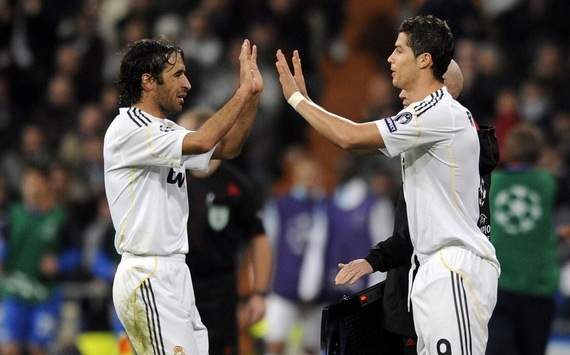 Raul and Cristiano Ronaldo, 2009-10