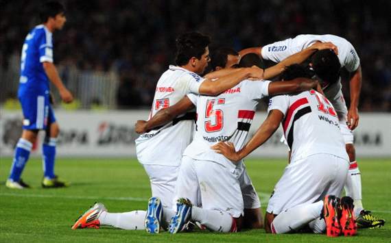 Celebreación Sao Paulo vs U de Chile