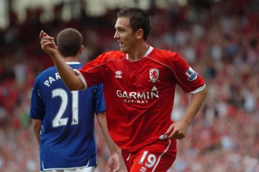 Barclays Premier League: Stewart Downing , Middlesbrough - Birmingham City(PA)