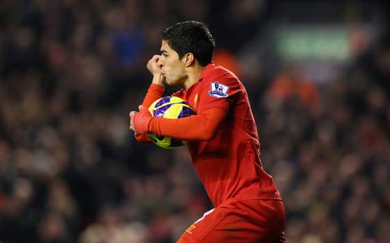 EPL - Liverpool v Newcastle United,  Luis Suarez