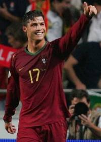 Euro 2008 Qualifier: Portugal - Poland, Ronaldo (firo)
