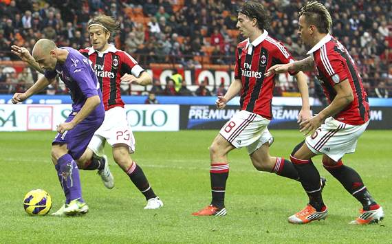 Borja Valero - Milan-Fiorentina - Serie A
