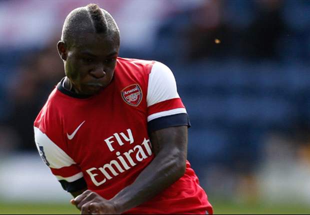 Emmanuel Frimpong playing for Arsenal