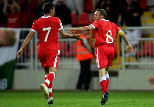 Craig Bellamys und sein Doppelpack für Wales war für die Slowakei der Anfang vom Ende (PA)