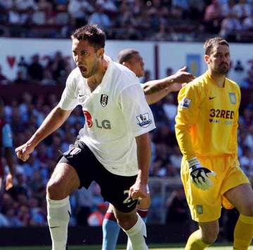 Clint Dempsey, Aston Villa - Fulham, EPL (PA)