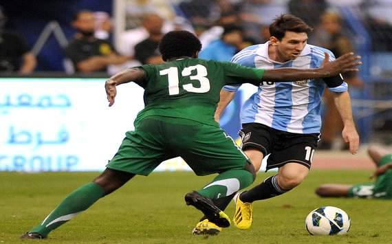 Leo Messi vs Saudi Arabia (Getty)