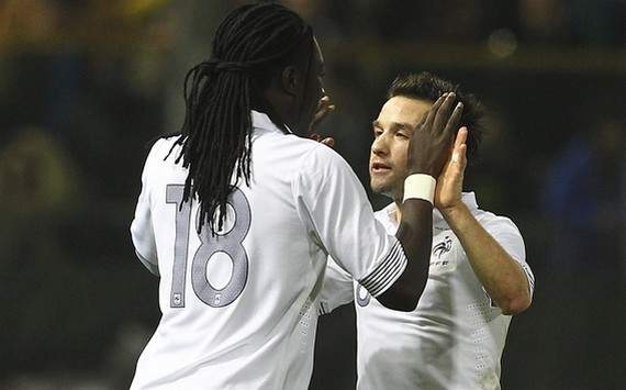 Friendly : Mathieu Valbuena & Bafetimbi Gomis (Italy vs France)