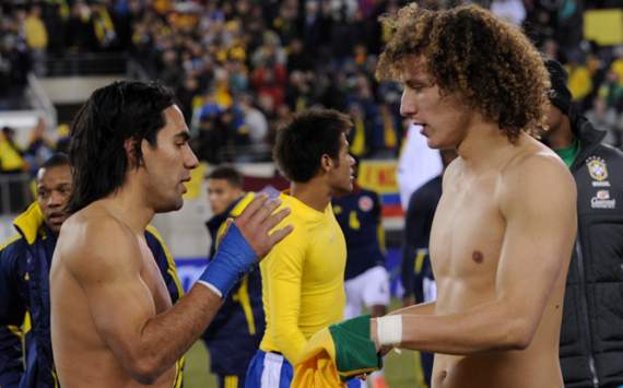 Falcao Garcia and David Luiz