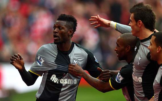 EPL: Emmanuel Adebayor, Arsenal v Tottenham