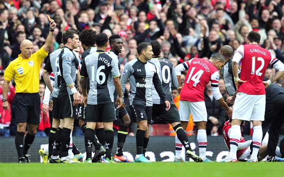 EPL: Emmanuel Adebayor, Arsenal v Tottenham