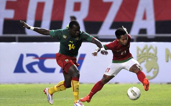 Andik Vermansyah - Indonesia vs Cameroon (GOAL.com/Antara)