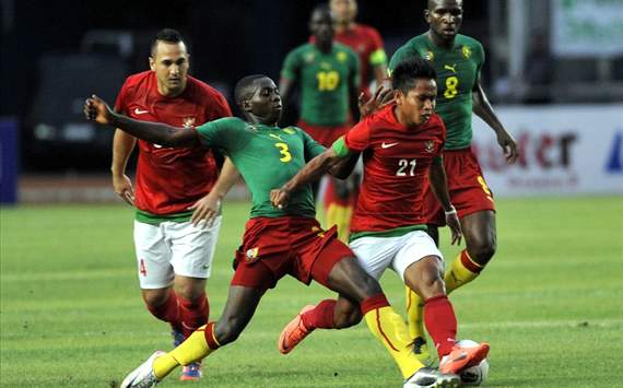 Indonesia vs Cameroon (GOAL.com/Antara)