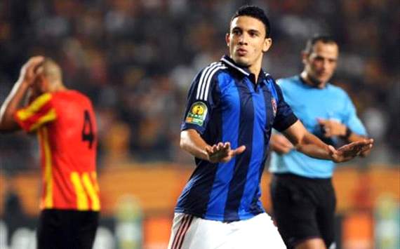 Mohamed Nagy Gedo in Esperance and Al Ahly match in the Champions League final Africa 2012