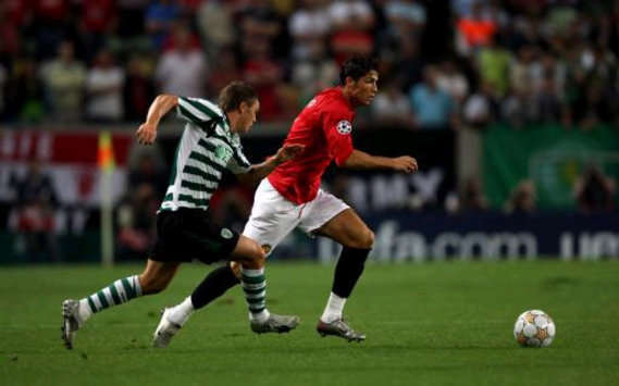 Marat Izmailov - Christiano Ronaldo, Sporting Lisbon - Manchester United (PA)